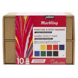 PEBEO MARBLING Collection Set, 45 ml (Pack of 10)  758495